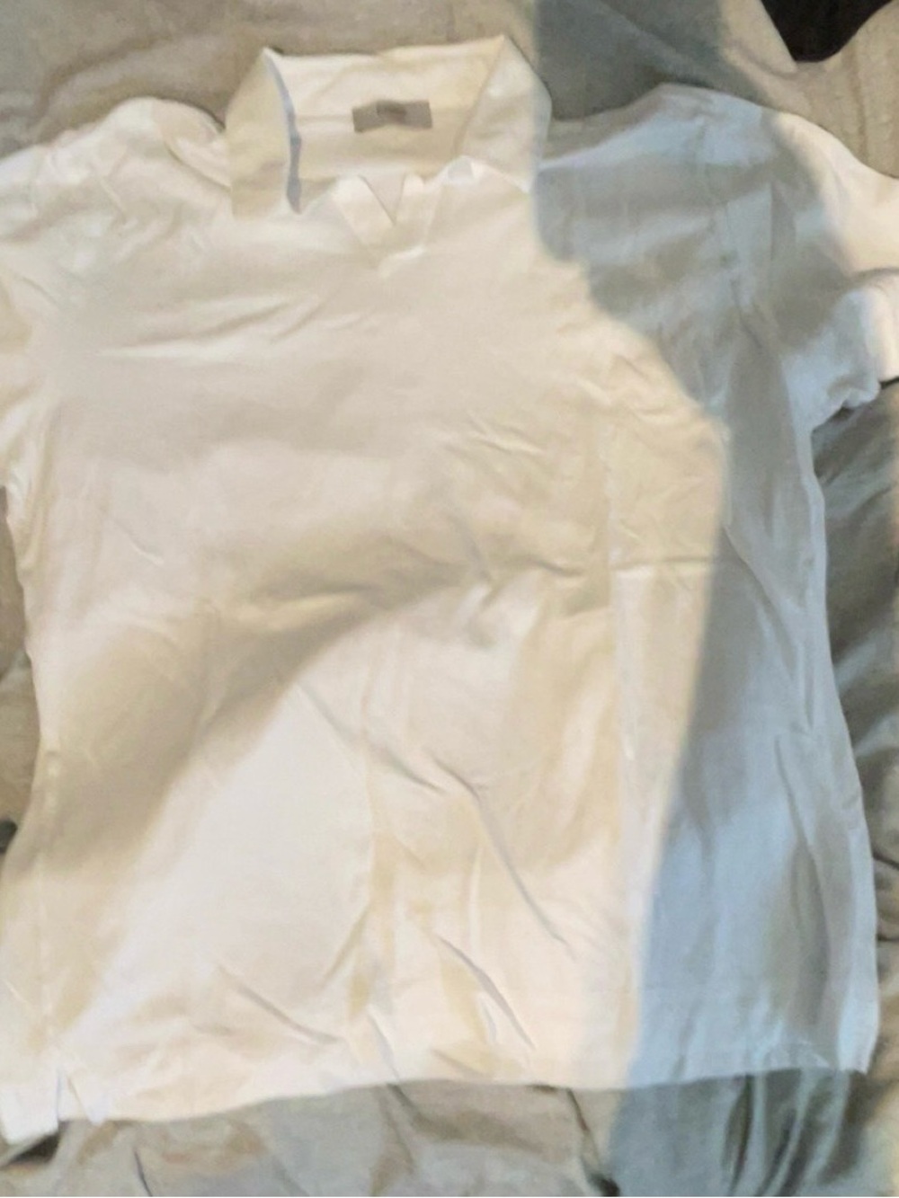 Ferrante Royal Red all white polo